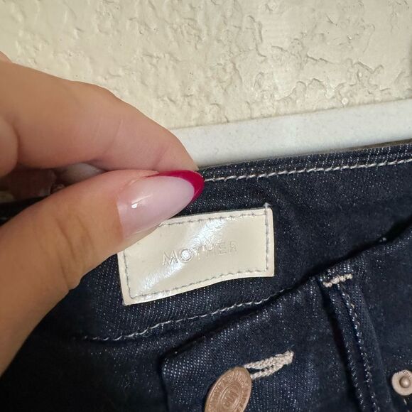 MOTHER The Looker in Too Good To Be True Size 24 Skinny Mid Rise - Picture 5 of 12